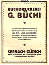 G. Büchi Buch-Offsetdruck (1925)